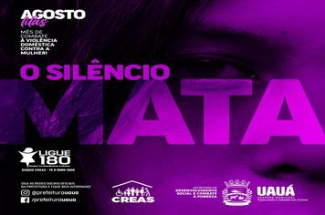 ADESIVAÇO: AGOSTO LILÁS VIOLÊNCIA DOMÉSTICA, NÃO!
