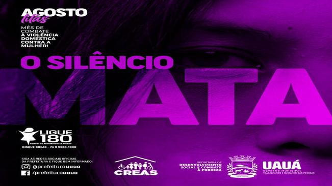 ADESIVAÇO: AGOSTO LILÁS VIOLÊNCIA DOMÉSTICA, NÃO!